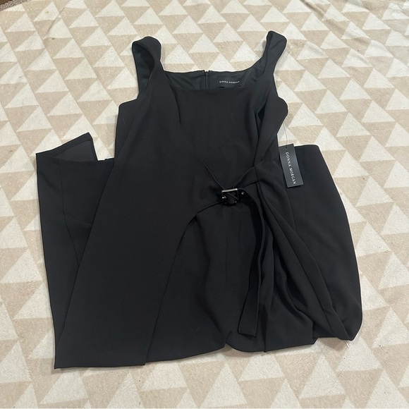 Angie by Donna Morgan black midi dress - Picture 1 of 5